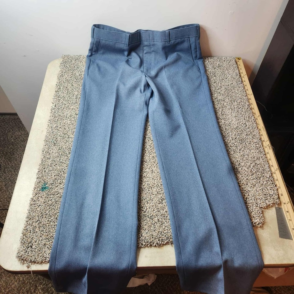 Vintage Levi's Action Slacks 35x32 Blue Mens Dress Pants‎ USA Made 47690-2713